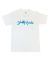 Shitty Kids. Cursive Tee. White.