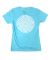 Spitfire. Lil Big Head Fill Girls T Shirt. Blue.