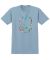 Spitfire. Floral Bighead Tee. Powder Blue.
