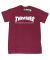 Thrasher. Skate Mag T Shirt. Maroon.