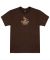 Thrasher x Anti Hero. Cover The Earth T Shirt. Dark Chocolate.