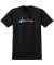 Venture. 90's T Shirt. Black/ White/ Blue.
