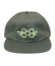 808 Skate. Snake Unstructured Hat. Olive.