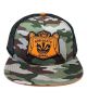 808 Skate. Crest Trucker Hat. Army Camo.