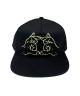 808 Skate. Hands Snapback. Black.