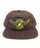 Spitfire x Anti Hero. Classic Eagle Snapback Hat. Brown.