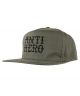 Anti Hero. Flash Hero Embroidered Snapback Hat. Army.