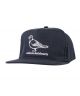 Anti Hero. Pigeon Snapback Hat. Navy/ White.