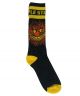 Anti-Hero. Grimple Stix Socks. Black / Yellow / Orange.