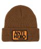 Anti Hero. Beanie Reserve Patch. Brown / Orange.