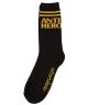 Anti Hero. Blackhero Sock. Black / Yellow.