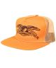 Anti-Hero. Eagle Snapback. Orange/Black.