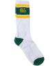 Anti-Hero. Blackhero Socks. White/Green/Gold.