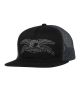 Anti-Hero. Eagle Snapback. Black/Charcoal.