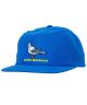 Anti-Hero. Lil Pigeon Snapback Hat. Blue/Yellow.