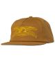 Anti-Hero. Basic Eagle Snapback Hat. Brown/ Gold.