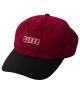 Baker. Brand Logo Cord Snapback. Wine/Black.