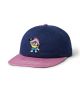 Butter. Troll 6 Panel Cap. Navy/Pink.