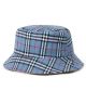 Butter. Plaid Reversible Bucket Hat. Brown/Black/Purple.