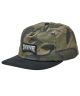 Creature. Logo Tone Unstructured Strapback Hat. Camo.