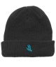 Santa Cruz. Screaming Hand Long Shoreman Beanie. Black.