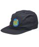 Santa Cruz. Rad Dot Unstructured Snapback Hat. Black.