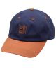 Deathwish. Deathstack Dad Cap. Navy/Brown.