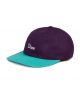 Dime. Classic 2 Tone Hat. Purple/ Turquoise.