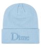 Dime. 3D Logo Beanie. Light Blue.