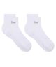 Dime. Classic 2 Pack Socks. White.