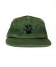 Ditch Life. Mermaid 5 Panel Hat. Army Green.