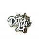 Ditch Life. Logo Pin. Gold.