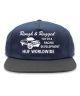HUF x TRD Service Department Snapback. Navy.