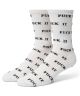 HUF. Fuck It Glow Sock. White.