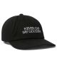 HUF. Isaac Hayes 6 Panel Hat. Black.
