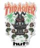 HUF. Goat Luau Sticker. Multi-Color.