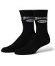 HUF x Thrasher Logo Socks. Black.