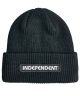 Independent. B/C Groundwork Long Shoreman Beanie. Black.