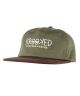 Krooked. Eyes Snapback Hat. Olive.