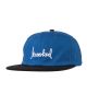 Krooked. Skript Strapback Hat. Royal/ Black.