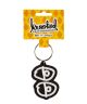 Krooked. Eyes Keychain. Black/ White.