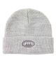 Real. Oval Cuff Beanie. Grey.