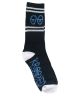 Krooked. Eyes Sock. Black / Blue / White.