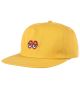 Krooked. Eyes Snapback. Gold/Red.