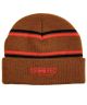 Krooked. Eyes Beanie. Brown/ Red.