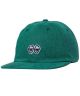 Krooked. Eyes Strapback Hat. Green Denim.