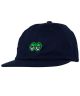 Krooked. Eyes Snapback. Navy/ Green.