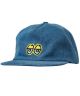 Krooked. Eyes Snapback Hat. Washed Denim.
