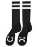 Polar. Happy Sad Socks Long. Black.