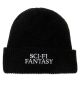 Sci-Fi Fantasy. Logo Beanie. Black.